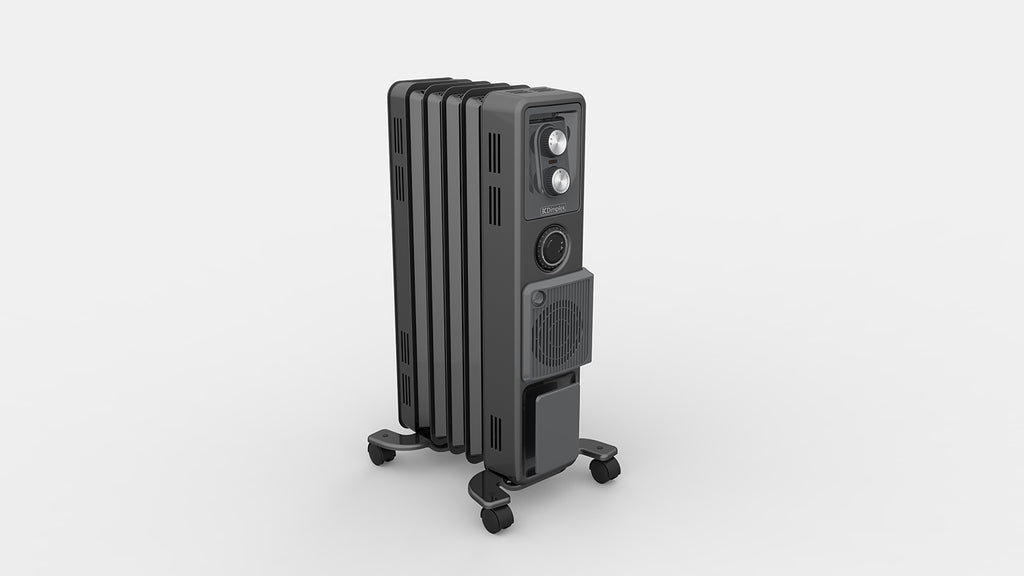 Products 1.5kW Oil Free Column Heater with Timer & Turbo Fan