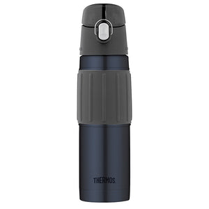 Thermos 2465MBAUS 530ml Stainless Steel Vacuum Insulated Hydration Bottle with Hygienic Flip Lid - Midnight Blue
