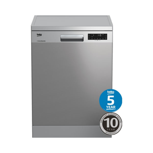 BEKO BDF1620X Stainless Steel Freestanding Dishwasher