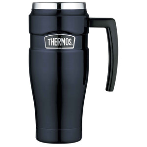 Thermos SK1000MB4AUS 470ml Stainless King Stainless Steel Vacuum Insulated Travel Mug ? Midnight Blue