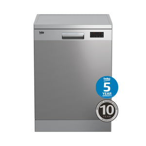 BEKO BDF1410X Stainless Steel Freestanding Dishwasher