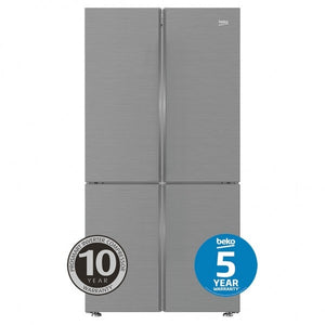 626L Stainless Steel Four Door Fridge with Internal Water & Automatic Ice